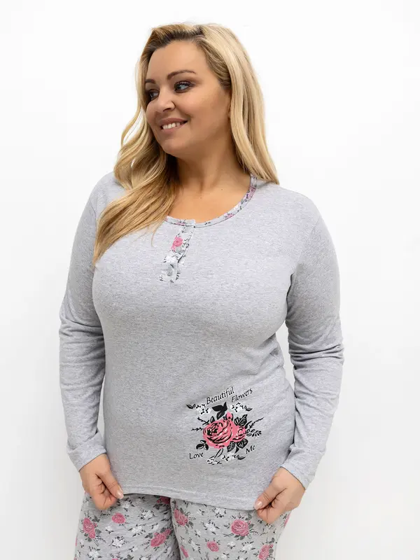 Forever Pink Pyjamas-DU-PI-FP-503.47-grey