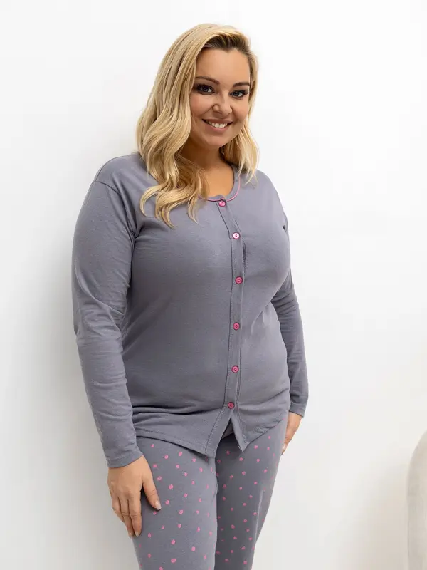 Forever Pink Pyjamas-DU-PI-FP-505.05P-dark grey