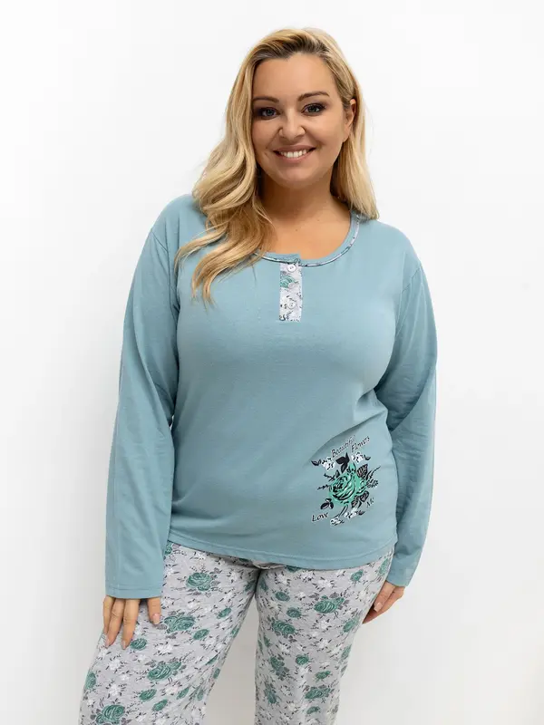 Forever Pink Pyjamas-DU-PI-FP-506.56-dark mint