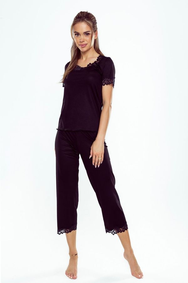 Eldar Pyjamas Eldar First Lady Aster kr/r S-XL black-black 099