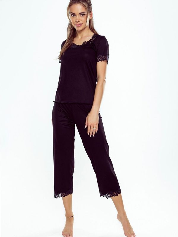 Eldar Pyjamas Eldar First Lady Aster kr/r S-XL black-black 099