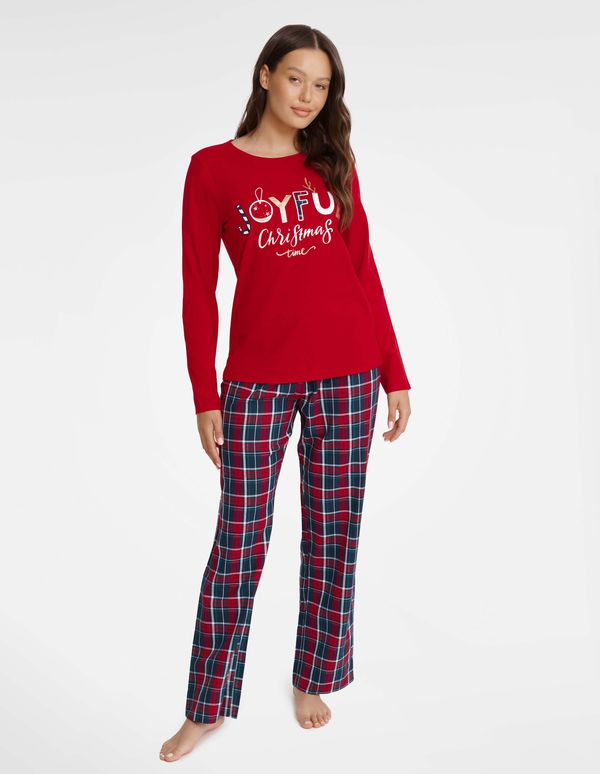 Henderson Ladies Pyjamas Glance 40938-33X Red