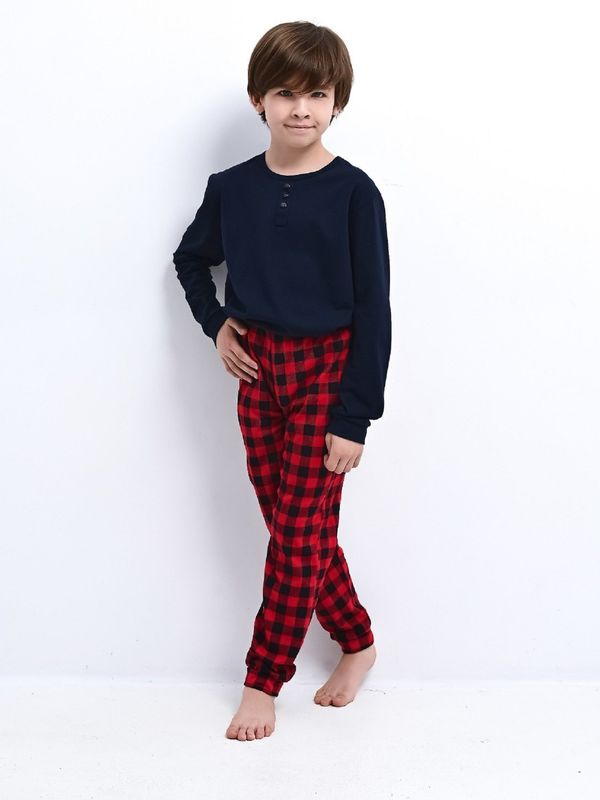 Sensis Pyjamas Sensis Louie Kids Boy Christmas length 134-152 navy blue 059