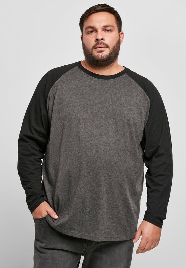 Urban Classics Raglan Contrast LS charcoal/black