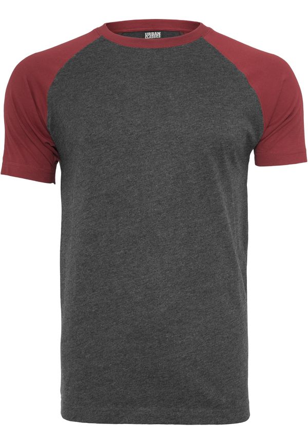 Urban Classics Raglan Contrast Tee cha/burgundy