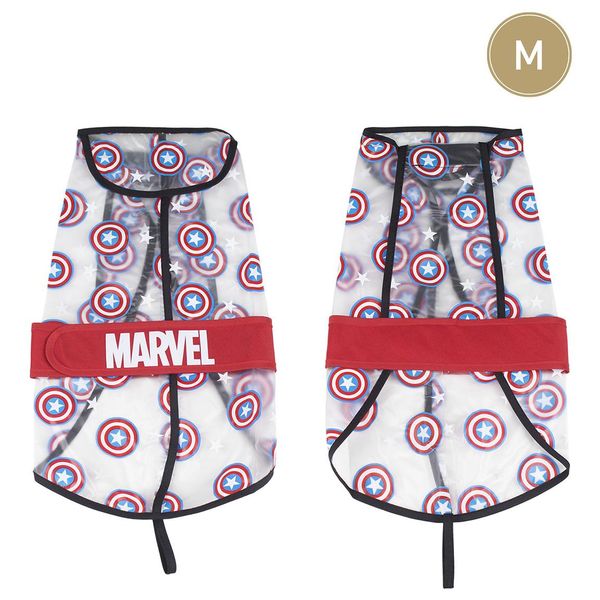 AVENGERS RAINCOAT FOR DOGS M AVENGERS CAPITAN AMERICA