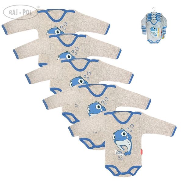 Raj-Pol Raj-Pol Kids's 5Pack Baby Body Sketch Finek PEK-BOD002