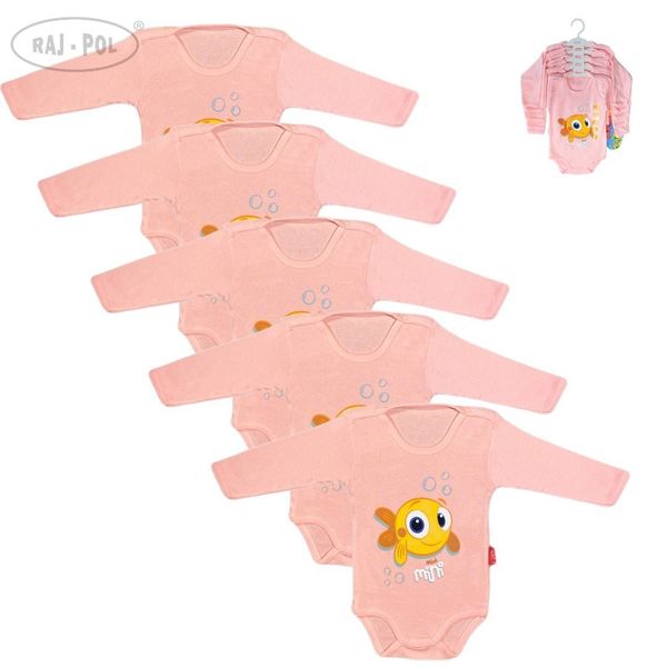 Raj-Pol Raj-Pol Kids's 5Pack Baby Body Sketch Mini PEK-BOD001