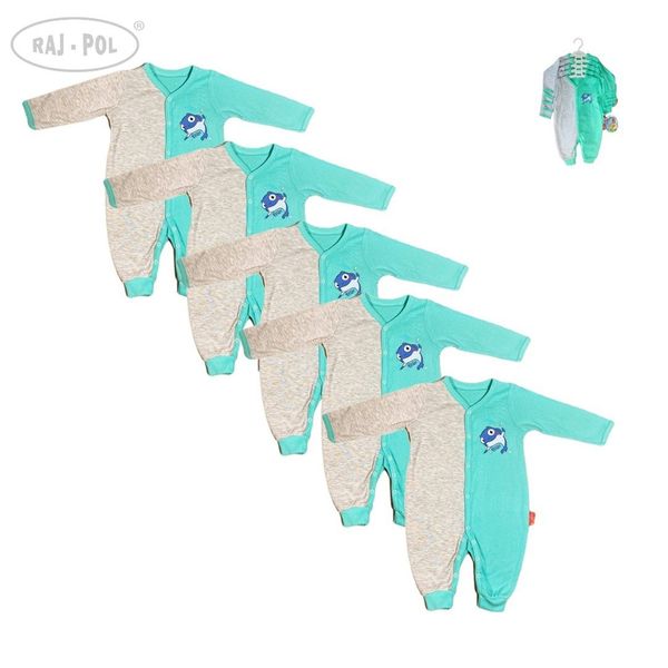 Raj-Pol Raj-Pol Kids's 5Pack Romper Sketch Finek PEK-PAJ001