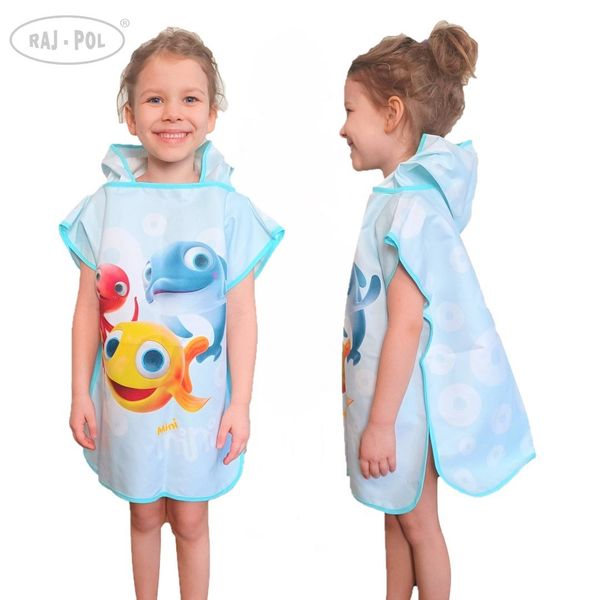 Raj-Pol Raj-Pol Kids's Poncho Bubble Mint