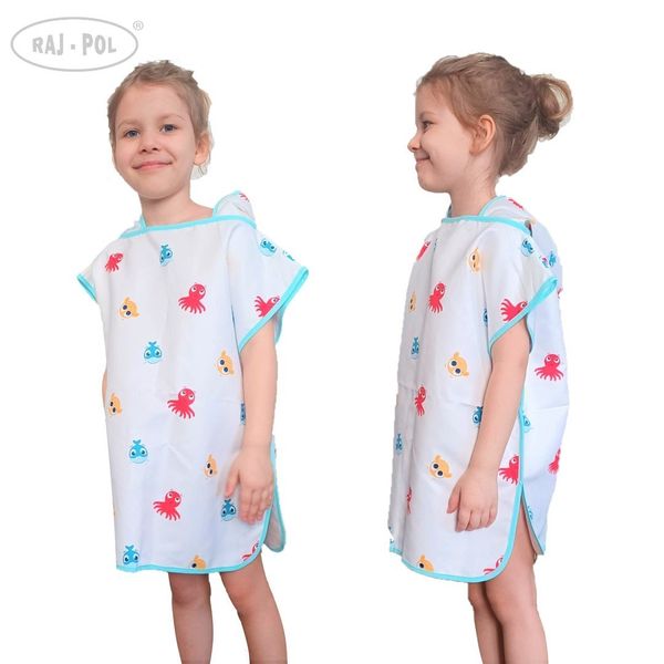 Raj-Pol Raj-Pol Kids's Poncho Cartoon Trio