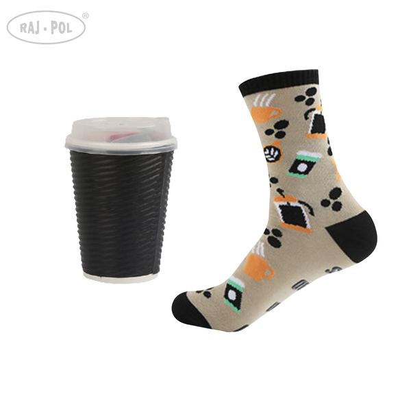 Raj-Pol Raj-Pol Woman's Socks Coffe