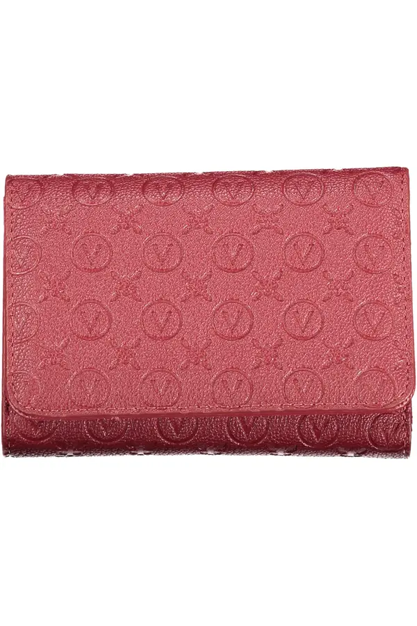 Valentino Bags Rdeča denarnica z reliefnim vzorcem