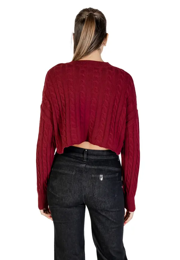 Only Rdeča kratke hlače s kapuco Only