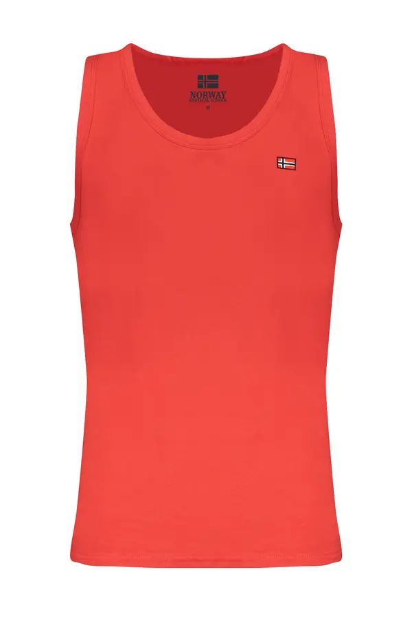 NORWAY 1963 Rdeča moška majica brez rokavov NORVEŠKA 1963