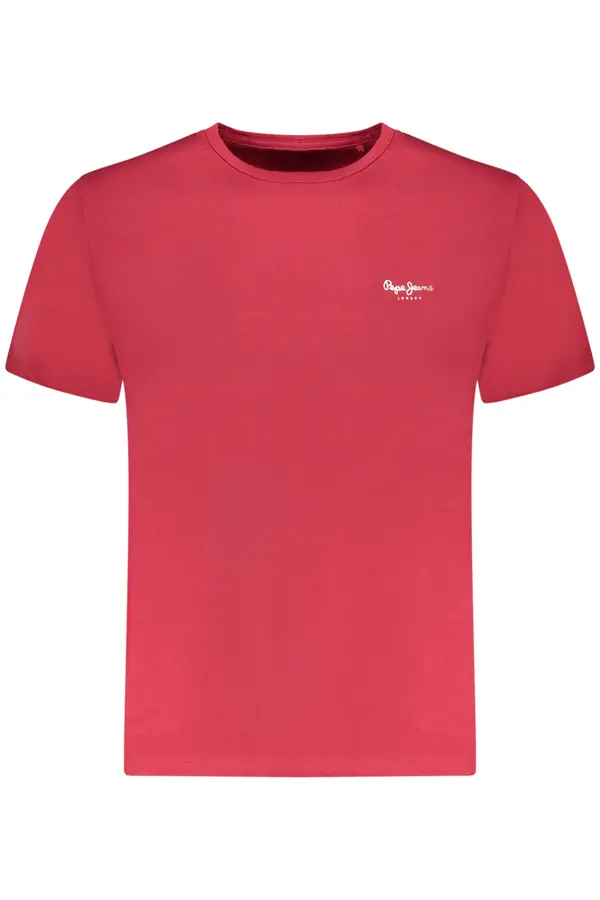 Pepe Jeans Rdeča moška majica s kratkimi rokavi