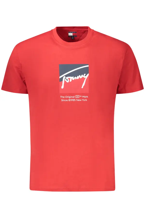 Tommy Hilfiger Rdeča moška majica Tommy
