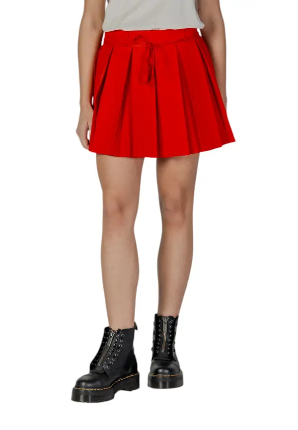 Only Rdeče nagubano krilo Only Gonna Donna