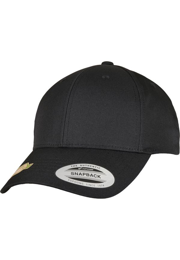 Flexfit Recycled Poly Twill Snapback Black