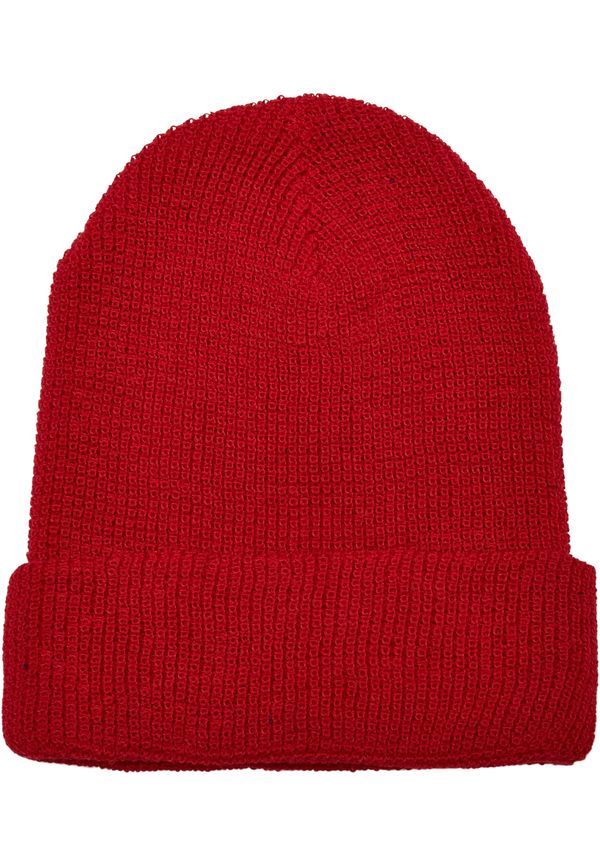 Flexfit Recycled Waffle Knit Beanie Red