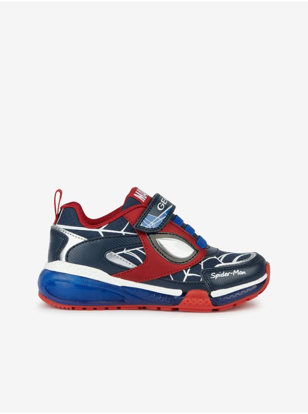 GEOX Red and Blue Boys Sneakers Geox Bayonyc - Boys