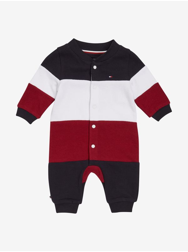 Tommy Hilfiger Red-blue kids striped bodysuit Tommy Hilfiger - Girls