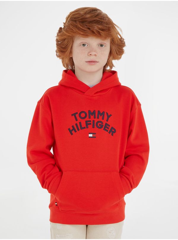 Tommy Hilfiger Red Boys' Hoodie Tommy Hilfiger - Boys