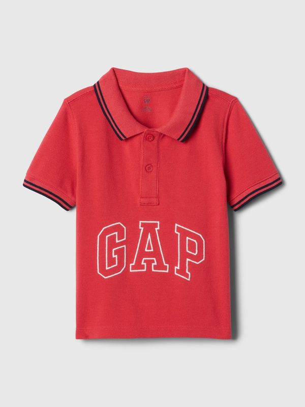 GAP Red boys' polo shirt with GAP logo