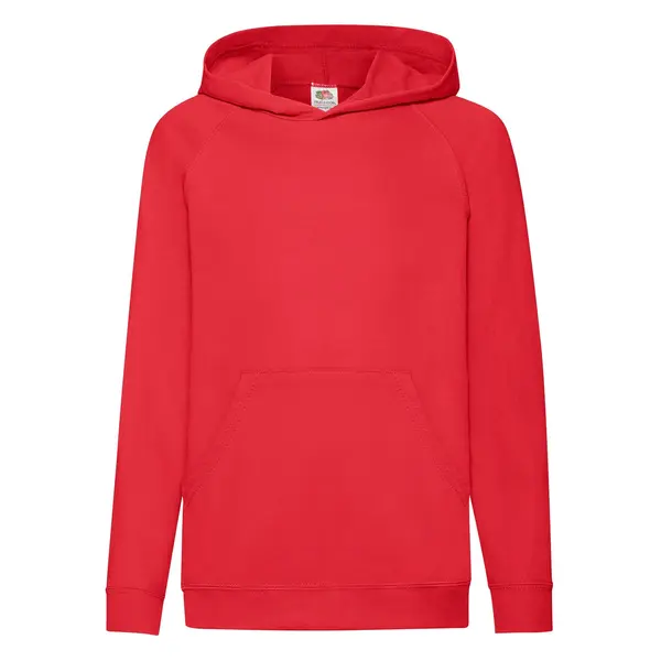 Fruit of the Loom Red children's hoodie Fruit of the Loom
