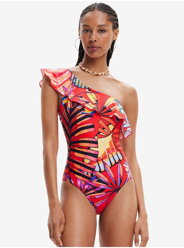 DESIGUAL Red Desigual Medewi Patterned Swimwear for Women - Women