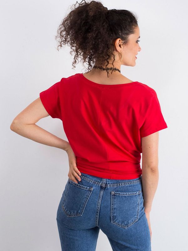 Fashionhunters Red Emory T-shirt