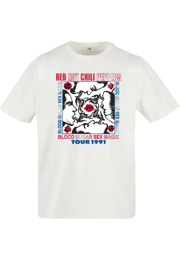 Mister Tee Red Hot Chilli Peppers Oversize Dye-Ready T-Shirt
