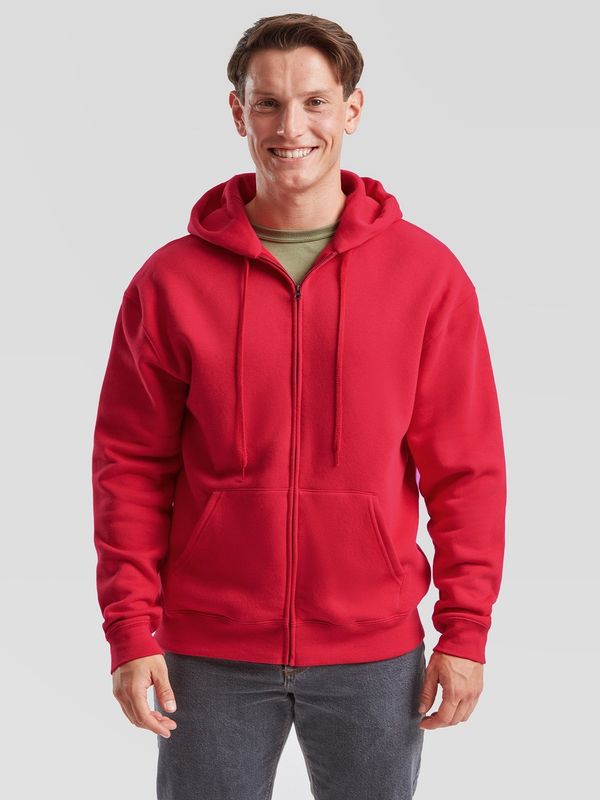 Fruit of the Loom Red Men's Hoodie Premium Fruit of the Loom