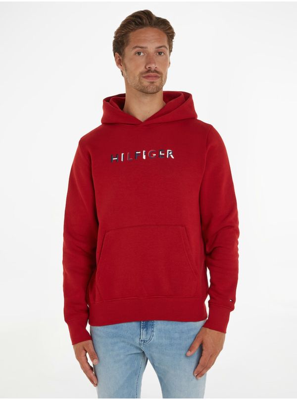 Tommy Hilfiger Red Men's Hoodie Tommy Hilfiger - Men