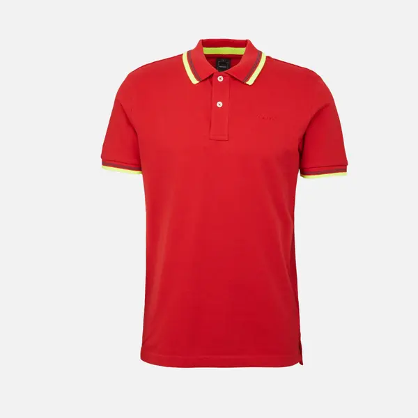 GEOX Red men's polo shirt Geox Polo - Men