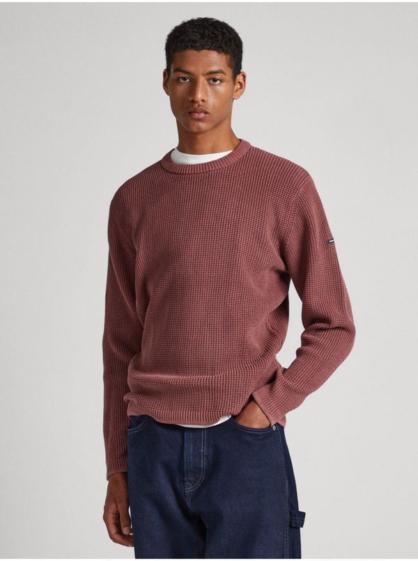 Pepe Jeans Red Men's Sweater Pepe Jeans Dean - Men