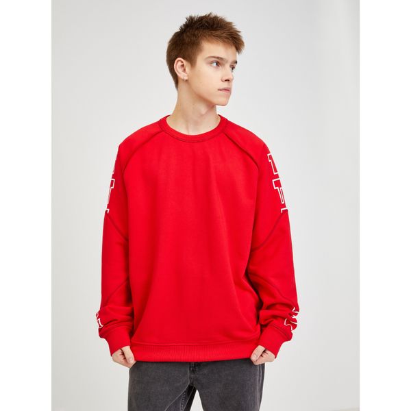 Diesel Red Mens Sweatshirt Diesel - Men