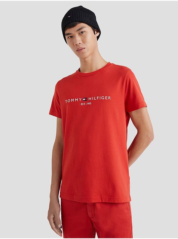 Tommy Hilfiger Red men's T-shirt Tommy Hilfiger