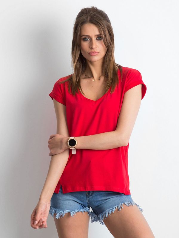 Fashionhunters Red Vibes T-shirt