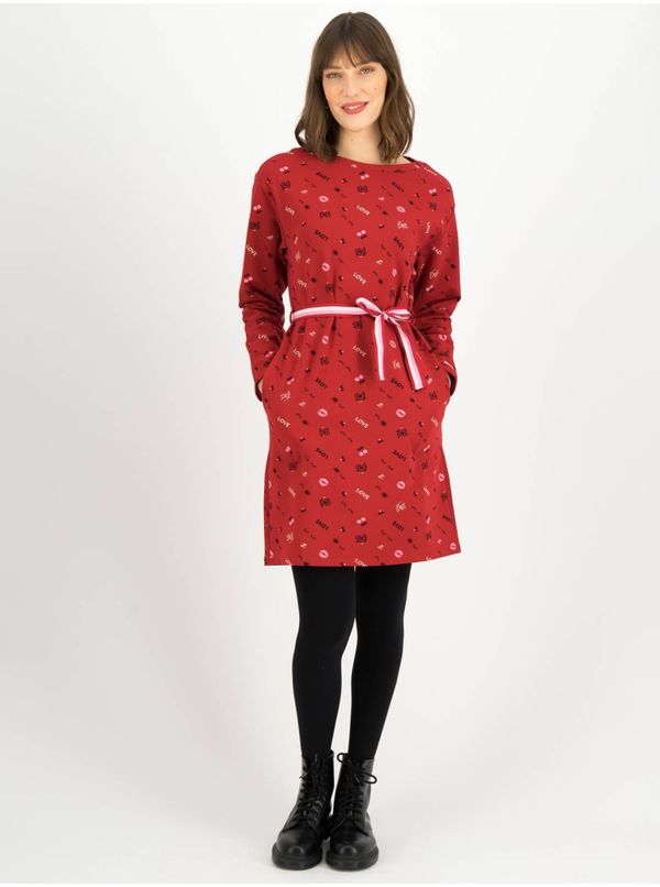 Blutsgeschwister Red Women Patterned Dress Blutsgeschwister Sneakers in the W - Women