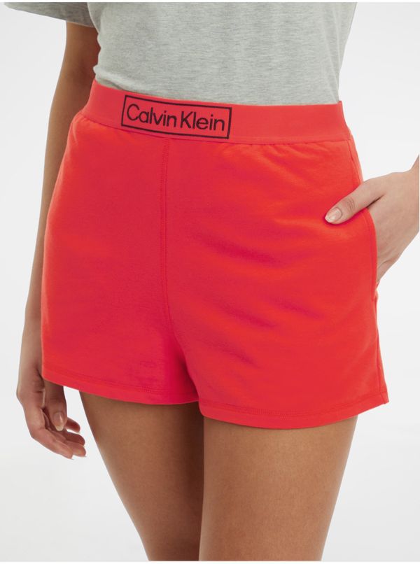 Calvin Klein Red Women's Sleep Shorts Calvin Klein Underwear