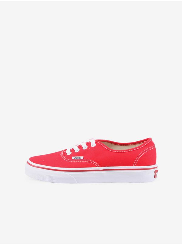 Vans Red Women's Sneakers Vans Authentic - Women