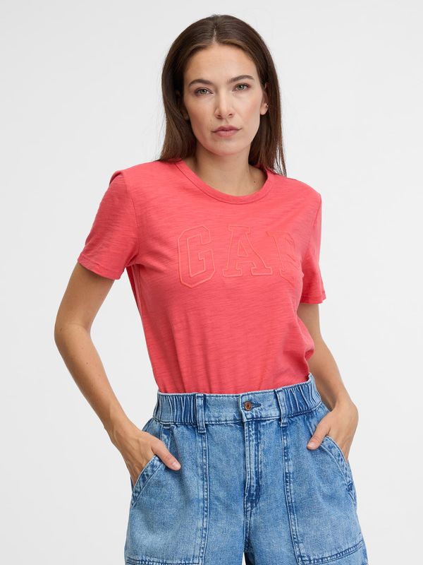 GAP Red women's T-shirt with GAP logo