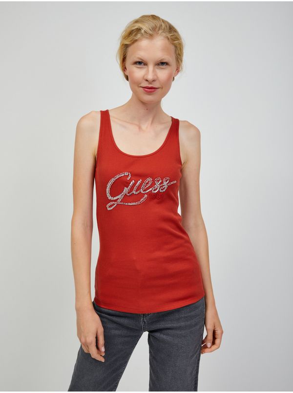 Guess Red Women's Top Guess Hegle - Women