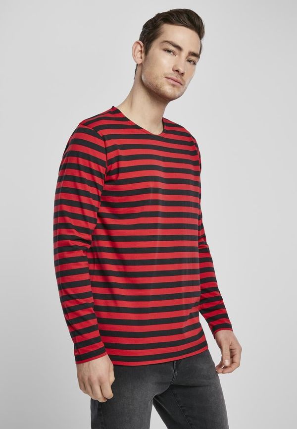 Urban Classics Regular Stripe LS burnt/bl