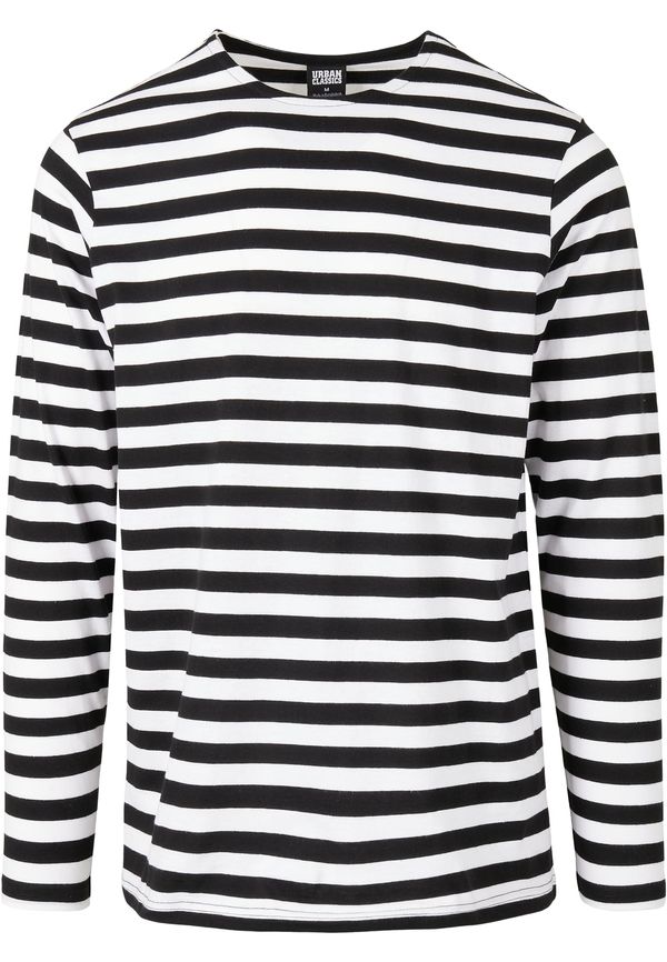 Urban Classics Regular Stripe LS white/black