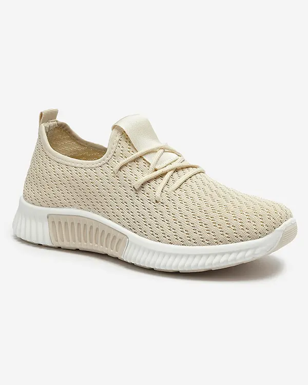 Resti Resti Beige women's fabric sports shoes Vobbu- Footwear