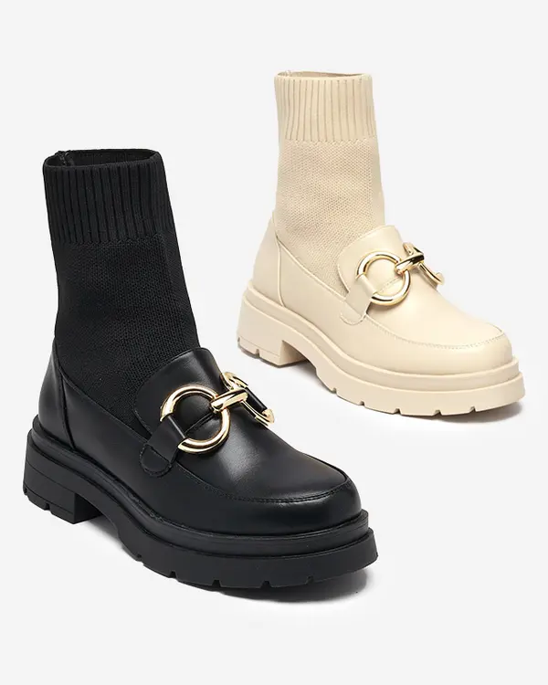 Resti Resti Beige women's high-top Qenarisa shoes - Footwear