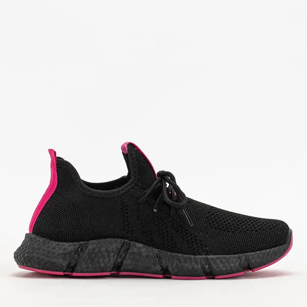 Resti Resti Black and fuchsia women's sports shoes Bommgi - Footwear