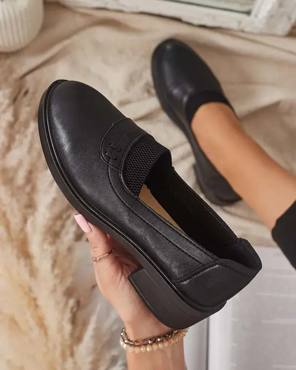 Resti Resti Black women's moccasins Nasannae